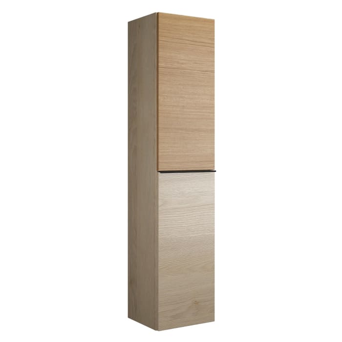 burgbad Fiumo Hochschrank 35 x 32 x 160 cm, 2 Türen, Anschlag rechts, mit Griff G0200