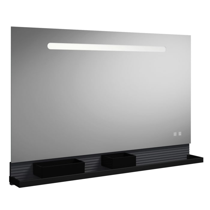 burgbad Fiumo Leuchtspiegel mit horizontaler LED-Beleuchtung 120 x 81,7 cm