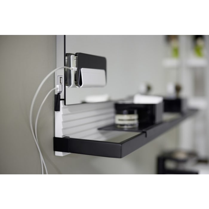 burgbad Fiumo Leuchtspiegel mit horizontaler LED-Beleuchtung 60 x 81,7 cm