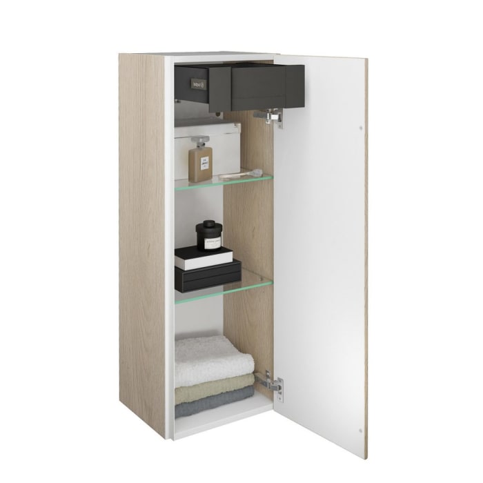 burgbad Iveo Halbhoher Schrank 35 x 32 x 96 cm Rechts