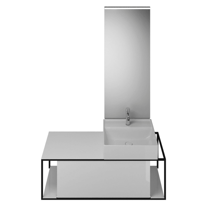 burgbad Junit Möbelkombination 120 cm inkl. Keramik-Waschtisch Rechts