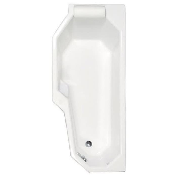 Caribia La Petite Raumspar-Badewanne 170 x 75 cm links