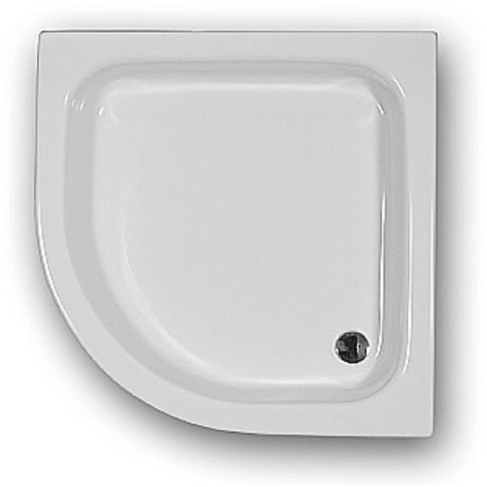 Caribia Eckdusche 100 15 Radius 55 mit Schürze