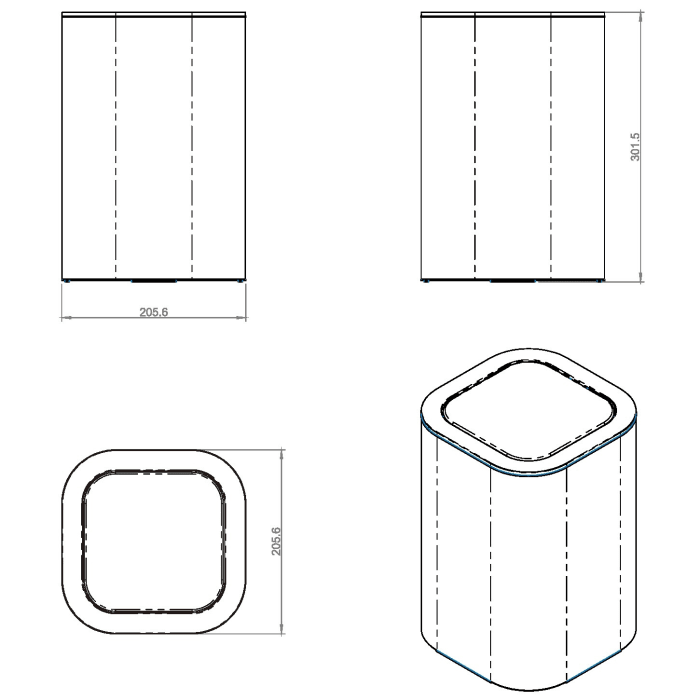 COSMIC Line Abfallbehälter
