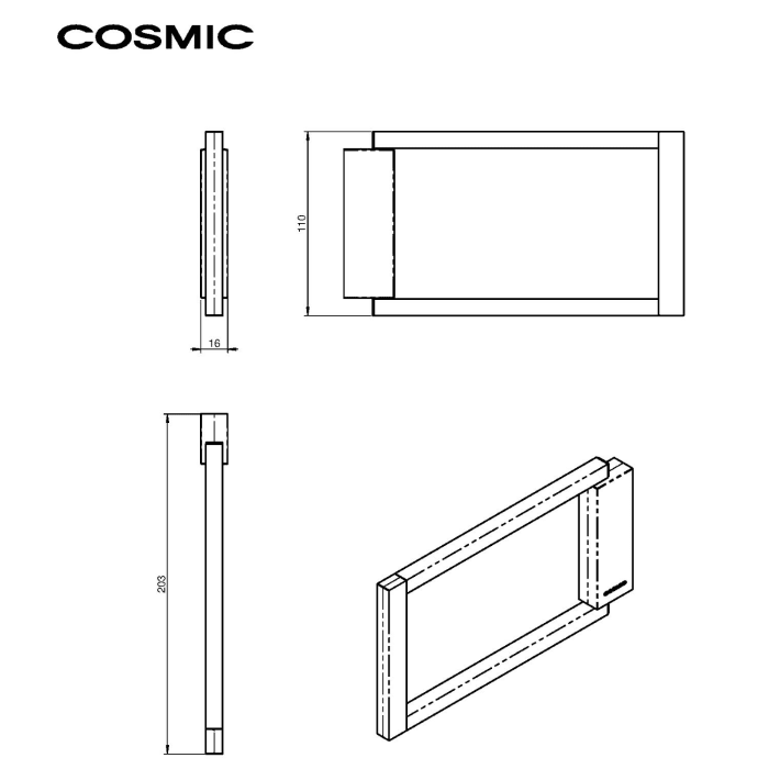COSMIC The Grid Handtuchring