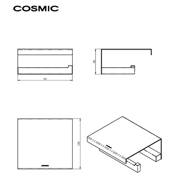 COSMIC The Grid Rollenhalter mit Deckel