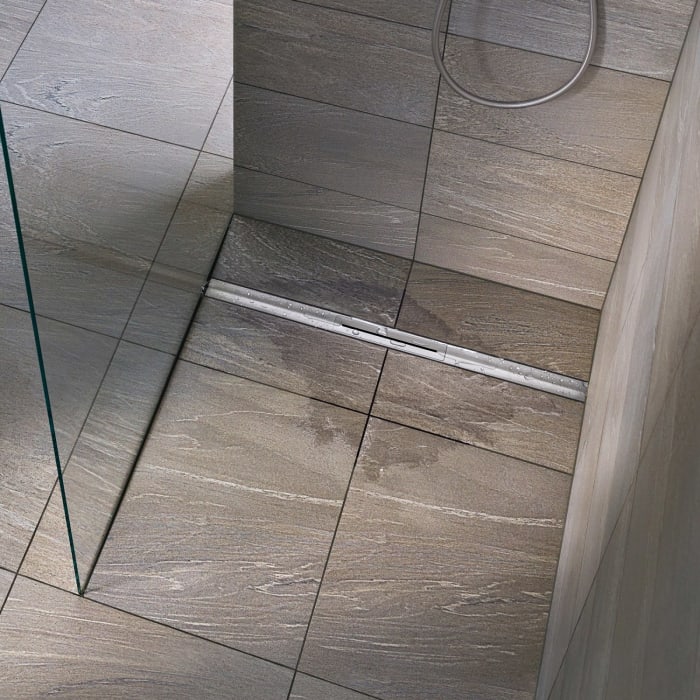 Dallmer Duschrinnen-Set CeraFloor Pure Plan, DN 40, 90 cm