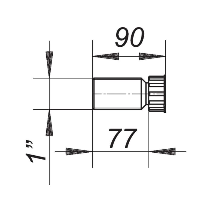 Dallmer Gewindeverlängerung, 1