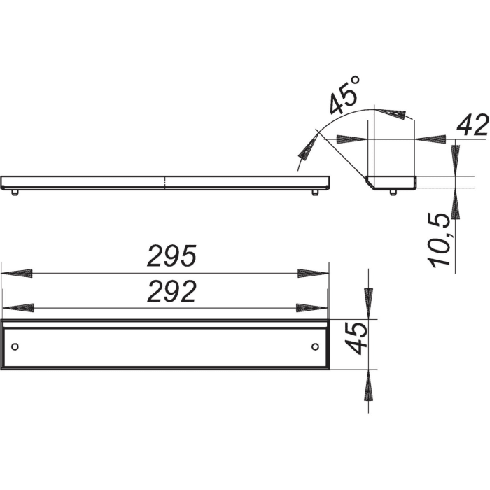 Dallmer CeraWall Individual Abdeckung