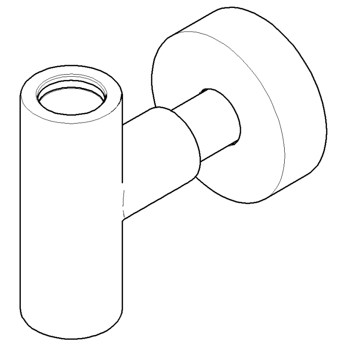 Dornbracht Ersatzhalter für Brausestange zu Soul Duschsystem