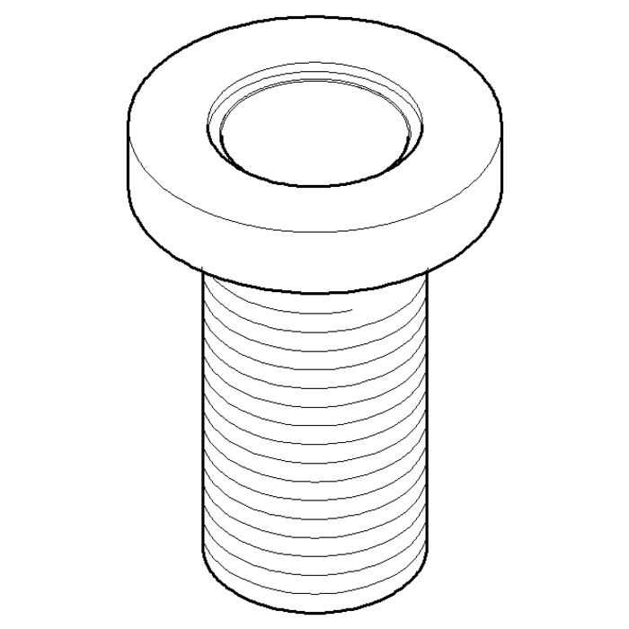 Dornbracht Rosette mit Schlauchdurchführung