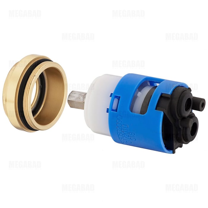 Dornbracht blaue Ersatzkartusche Ø 3,75 cm blau