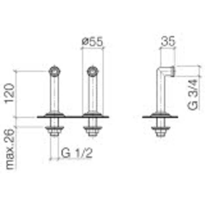 Dornbracht Standanschlüsse