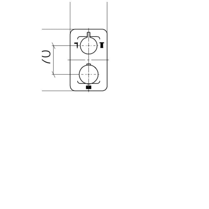 Dornbracht Lissé UP-Thermostat mit Zweiwege-Mengenregulierung