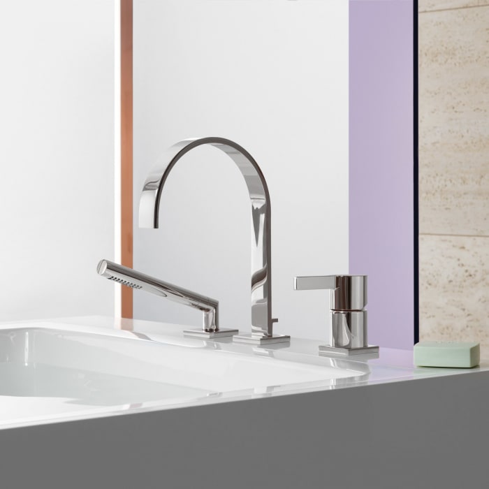 Dornbracht MEM Wannen-Dreiloch-Einhandbatterie für Wannen- oder Fliesenrandmontage