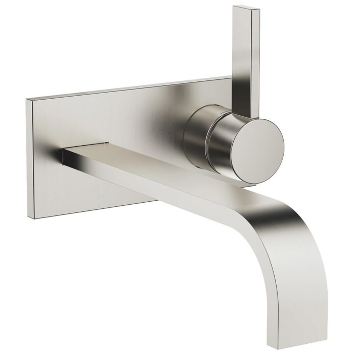 Dornbracht MEM Waschtisch-Wand-Einhandbatterie mit Abdeckplatte Ausladung 24 cm