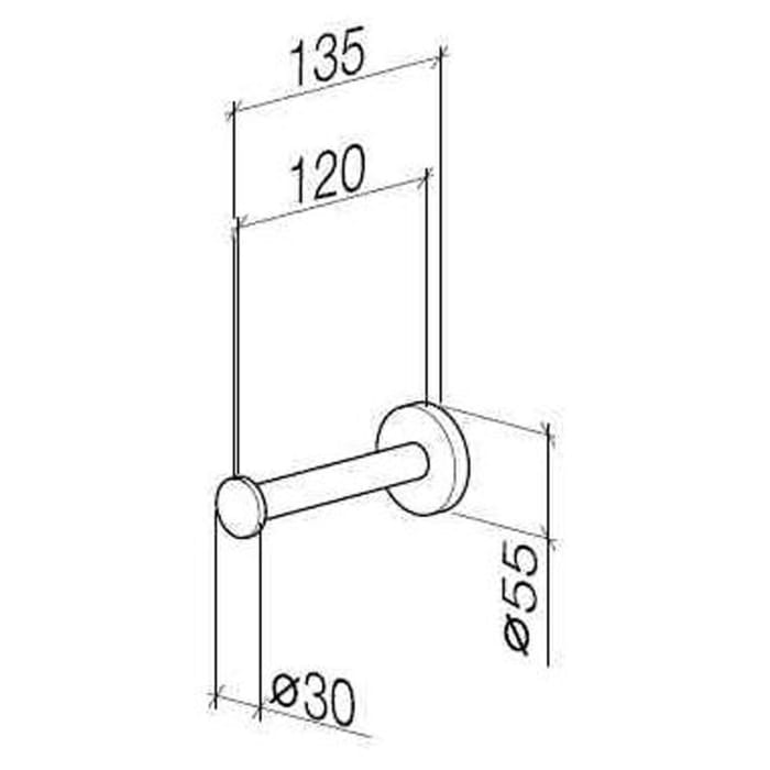 Dornbracht TARA Reserve-Papierrollenhalter