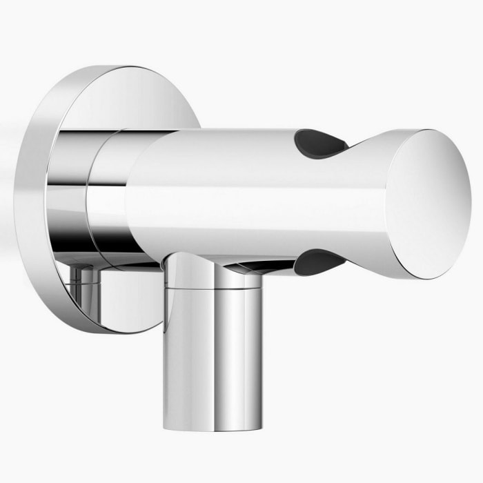 Dornbracht Wandanschlussbogen mit integriertem Brausehalter