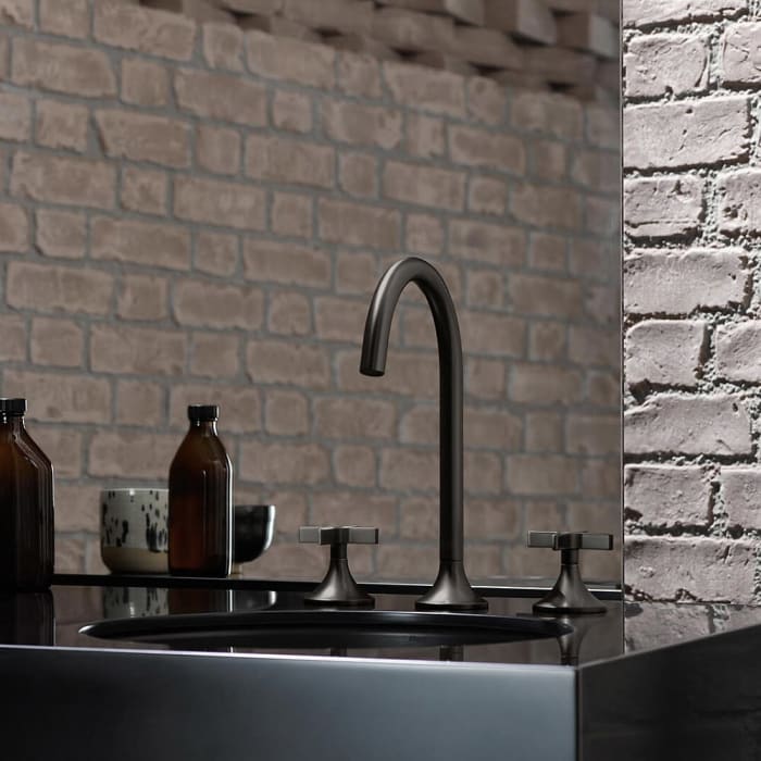 Dornbracht VAIA Waschtisch-Dreilochbatterie mit Ablaufgarnitur