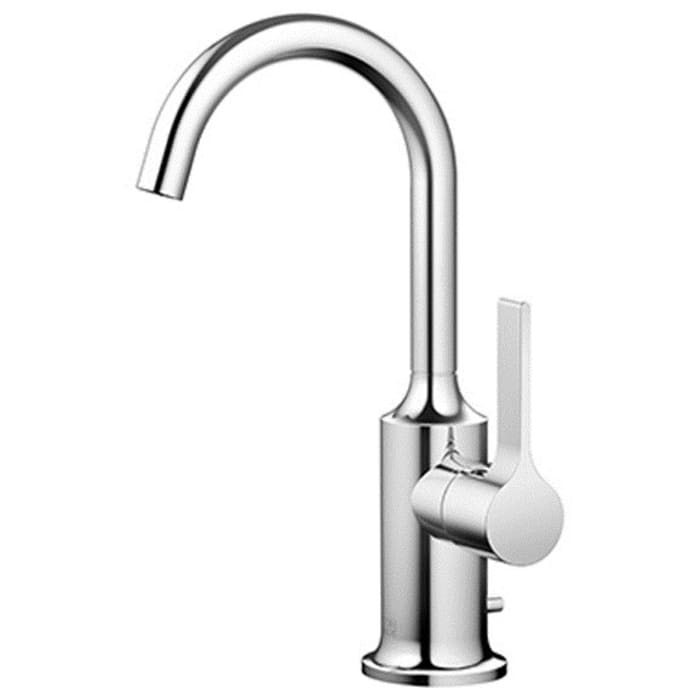 Dornbracht VAIA Waschtisch-Einhandbatterie mit Ablaufgarnitur, Ausladung 12,3 cm