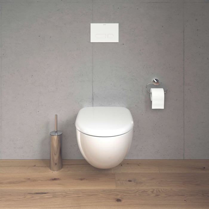 Duravit Architec Wand-WC 57,5 cm, Tiefspüler, Durafix inklusive