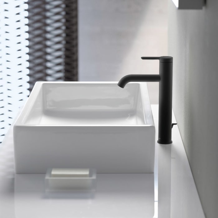 Duravit C.1 Einhebel-Waschtischmischer XL mit Zugstangen-Ablaufgarnitur