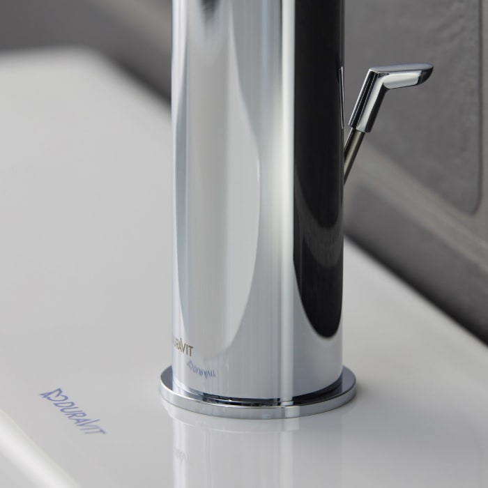 Duravit C.1 Einhebel-Waschtischmischer S mit Zugstangen-Ablaufgarnitur