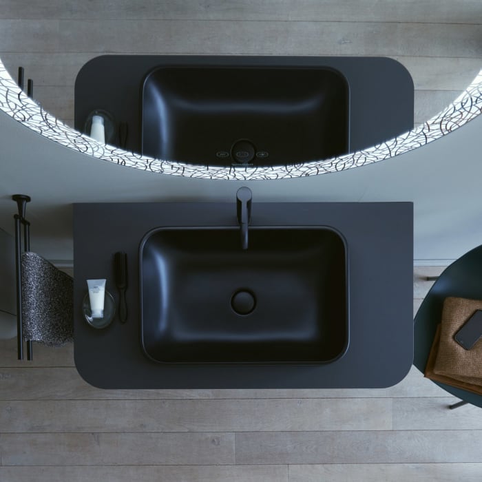 Duravit C.1 Einhebel-Waschtischmischer L ohne Zugstangen-Ablaufgarnitur