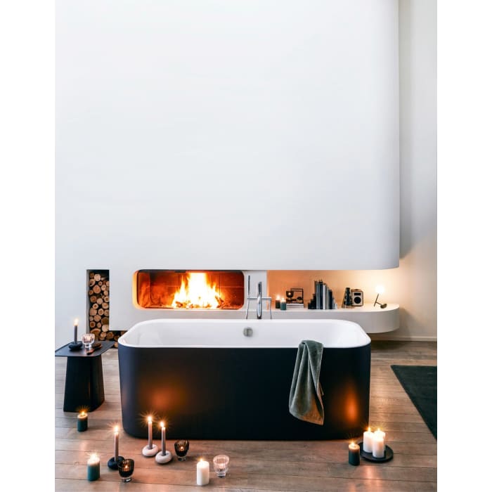 Duravit Happy D.2 Plus Badewanne Rechteck 180 x 80 cm, mit 2 Rückenschrägen, Freistehend