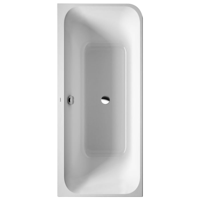 Duravit Happy D.2 Plus Badewanne 180 x 80 cm, mit angeformter Acrylverkleidung