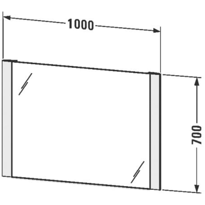 Duravit Licht & Spiegel Badspiegel 