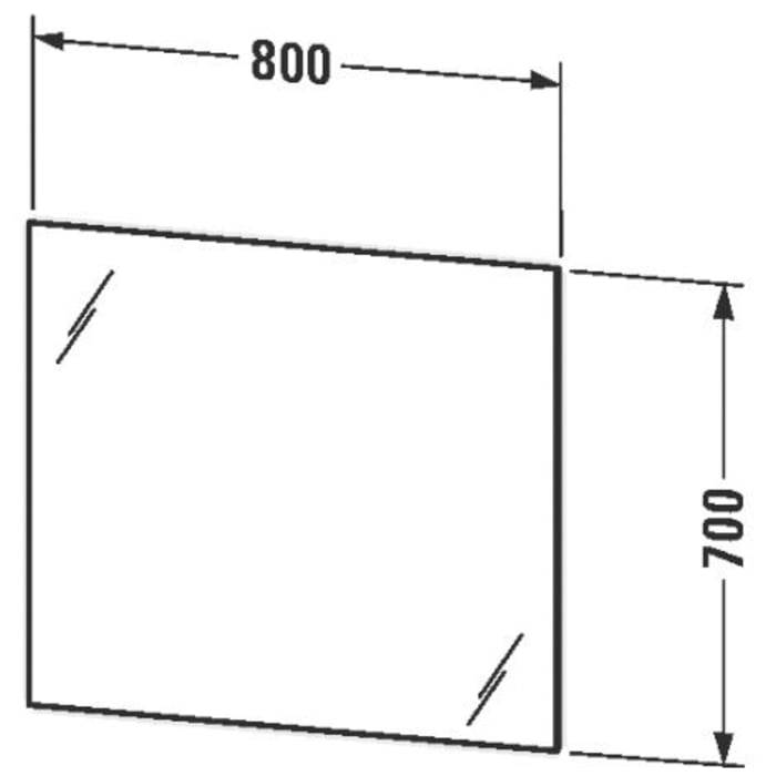 Duravit Licht & Spiegel Badspiegel 