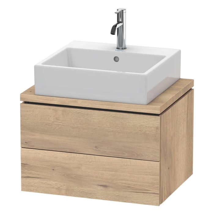 Duravit L-Cube Waschtischunterbau 62 x 40 cm mit 2 Schubkästen für Konsole Compact