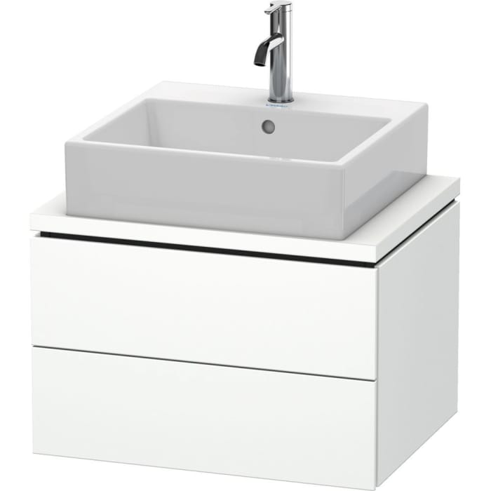 Duravit L-Cube Waschtischunterbau 62 x 40 cm mit 2 Schubkästen für Konsole Compact