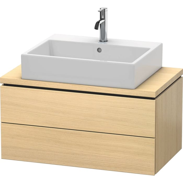 Duravit L-Cube Waschtischunterbau 82 x 40 cm mit 2 Schubkästen für Konsole Compact