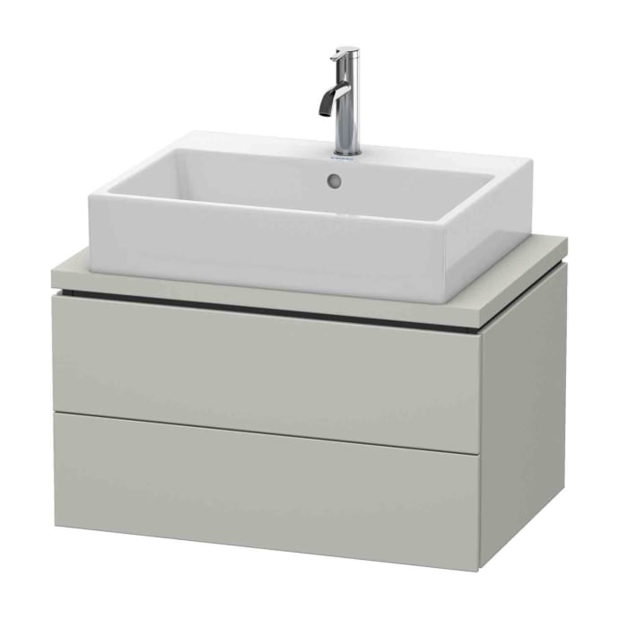 Duravit L-Cube Waschtischunterbau 72 x 40 cm mit 2 Schubkästen für Konsole Compact