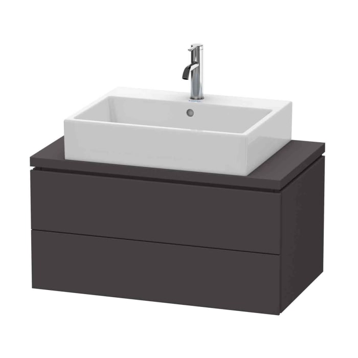 Duravit L-Cube Waschtischunterbau 82 x 40 cm mit 2 Schubkästen für Konsole Compact