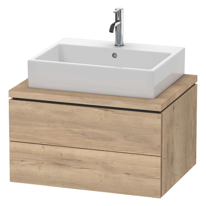 Duravit L-Cube Waschtischunterbau 72 x 40 cm mit 2 Schubkästen für Universalkonsolen