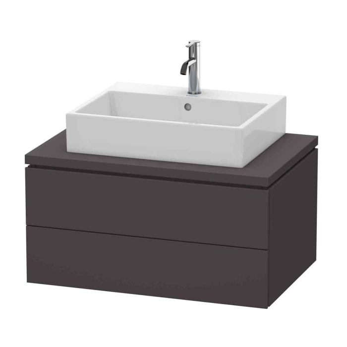 Duravit L-Cube Waschtischunterbau 82 x 40 cm mit 2 Schubkästen für Universalkonsolen