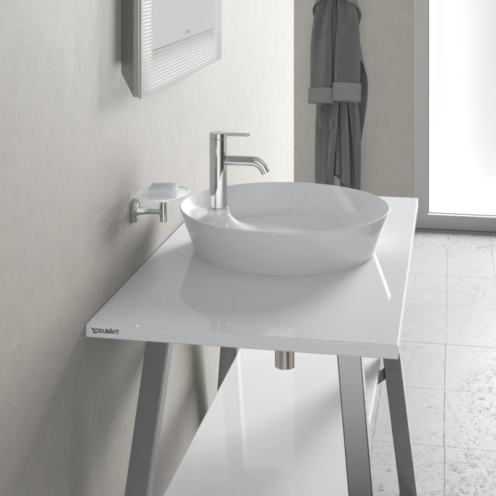 Duravit Cape Cod Aufsatzbecken, Ø 48 cm 1 Hahnloch durchgestochen