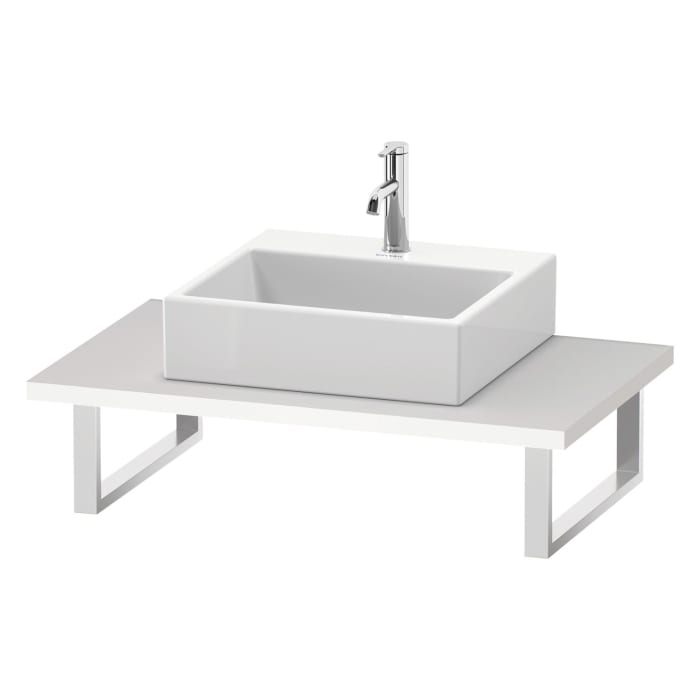 Duravit L-Cube Konsole 160 x 55 x 3 cm mit 1 Ausschnitt