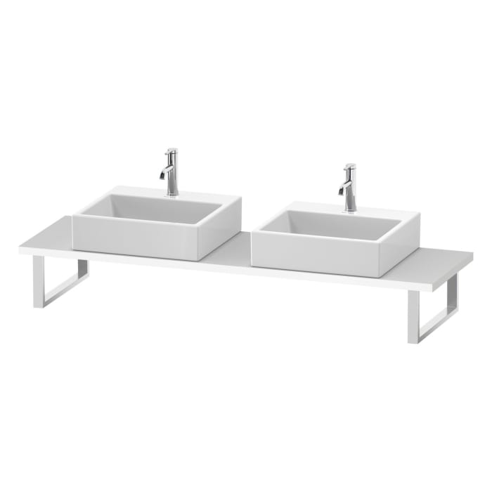 Duravit L-Cube Konsole 140 x 48 cm für Aufsatzbecken und Einbauwaschtische