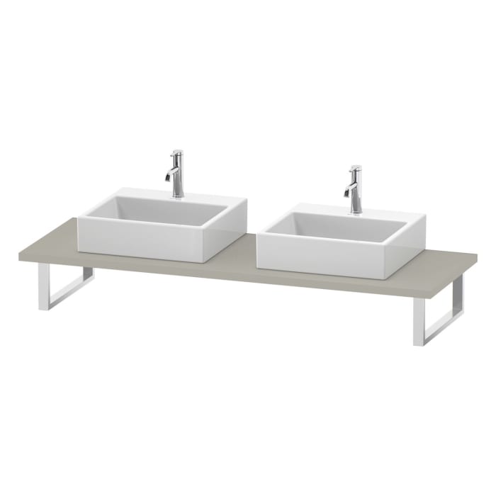 Duravit L-Cube Konsole 140 x 55 cm für Aufsatzbecken und Einbauwaschtische