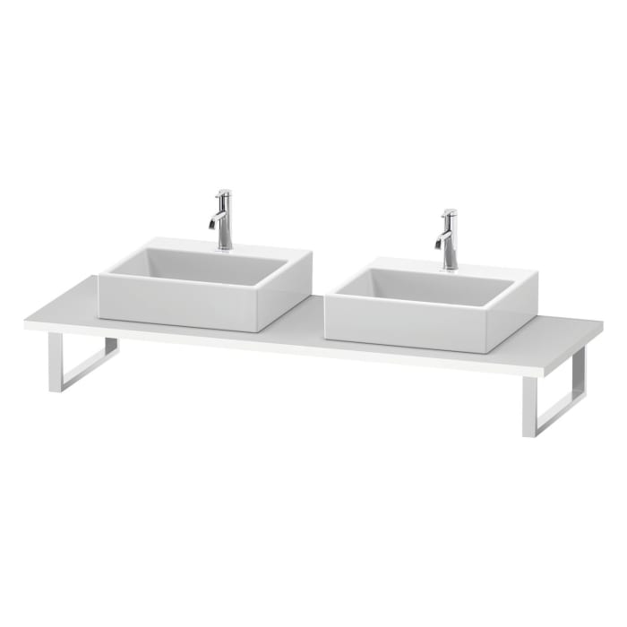 Duravit L-Cube Konsole 140 x 55 cm für Aufsatzbecken und Einbauwaschtische