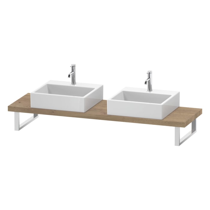 Duravit L-Cube Konsole 150 x 55 cm für Aufsatzbecken und Einbauwaschtische
