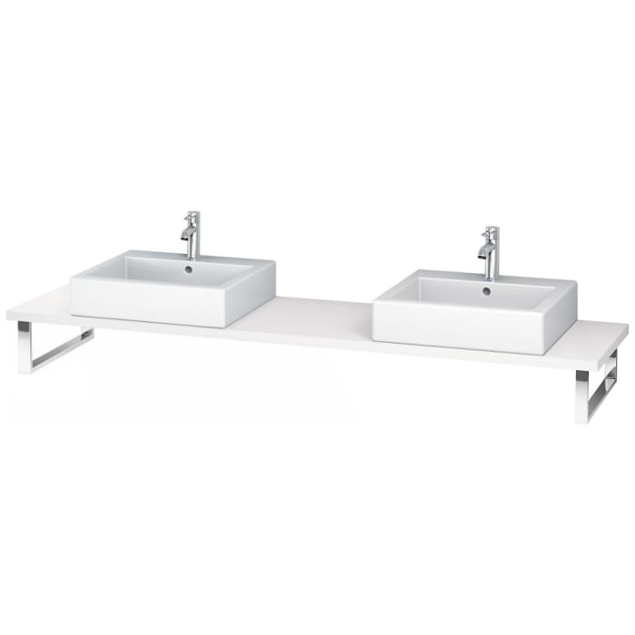 Duravit L-Cube Konsole 140 x 48 cm für Aufsatzbecken und Einbauwaschtische