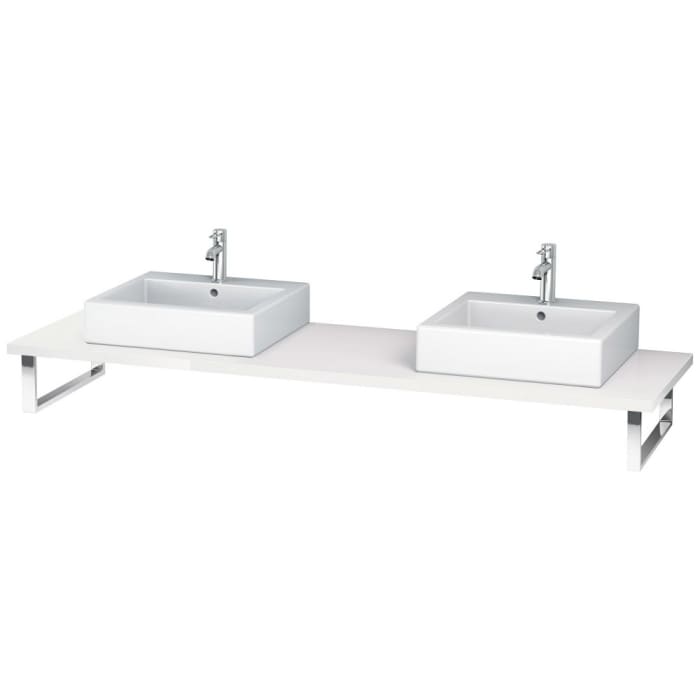 Duravit L-Cube Konsole 200 x 55 cm für Aufsatzbecken und Einbauwaschtische