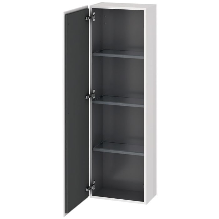 Duravit L-Cube Halbhochschrank 40 x 24,3 x 132 cm, Anschlag links