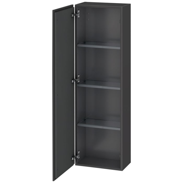 Duravit L-Cube Halbhochschrank 40 x 24,3 x 132 cm, Anschlag links