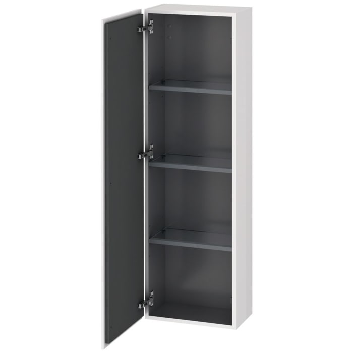 Duravit L-Cube Halbhochschrank 40 x 24,3 x 132 cm, Anschlag links